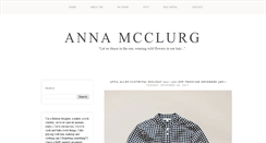 Desktop Screenshot of annamcclurg.com